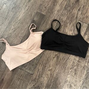 32 Degrees Women's bra Intimates in Black and cream. Super soft under tee bras.